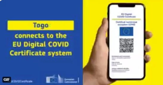 Togo, premier pays dont le certificat de vaccination Covid-19 est reconnu dans les 27 pays de l’EU