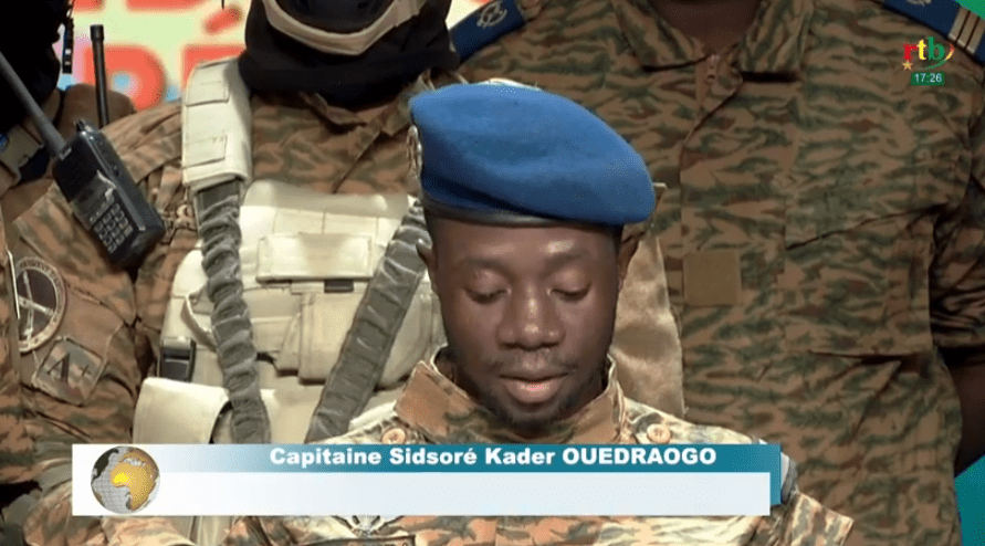 Putsch au Burkina Faso : « une décision prise dans le seul but de permettre à notre pays de se remettre sur le bon chemin »