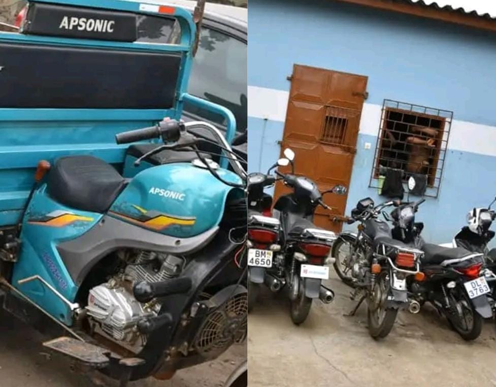 Togo : Un réseau de voleurs de motos et de tricycles démantelé à Lomé