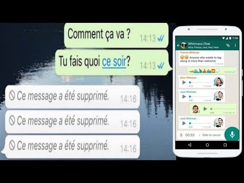 WhatsApp : une nouvelle mise à jour pour la suppression d’un message