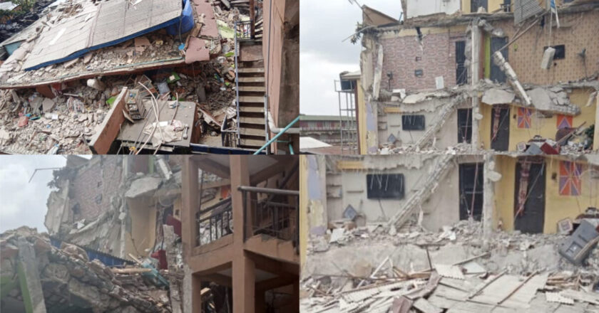 Drame : L'effondrement d'un immeuble de pr0stituées fait plusieurs morts