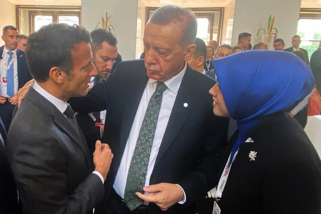 Erdogan à Macron : « Nos épouses s’entendent bien, pas nous »