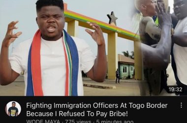 Togo Ghana un youtubeur raconte sa mesaventure a la frontiere video