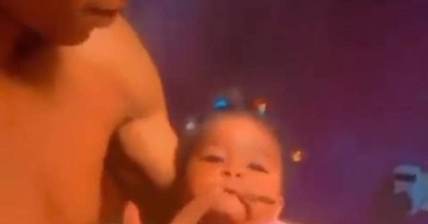 [Vidéo] Un homme donne à fumer de la marijuana à un bébé ; la toile sous le choc